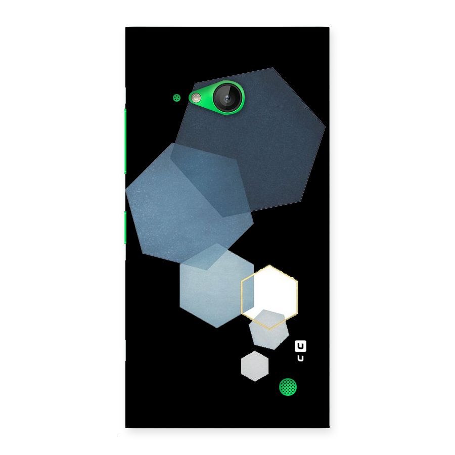 Shades Of Blue Shapes Back Case for Lumia 730
