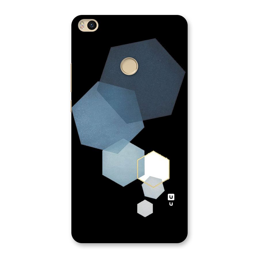 Shades Of Blue Shapes Back Case for Mi Max 2