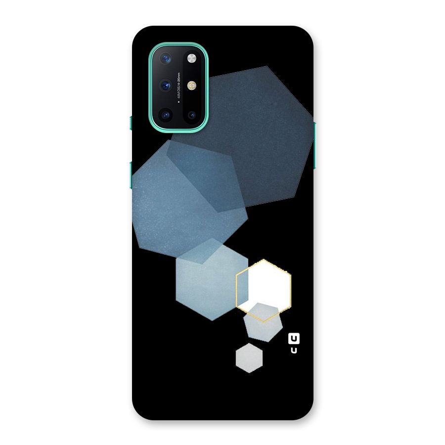 Shades Of Blue Shapes Back Case for OnePlus 8T