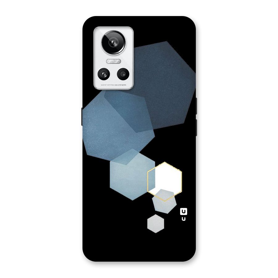 Shades Of Blue Shapes Back Case for Realme GT Neo 3