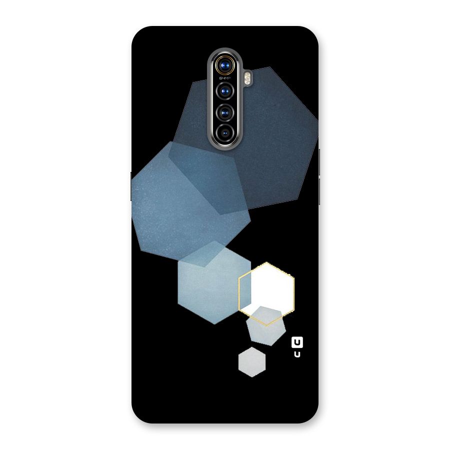 Shades Of Blue Shapes Back Case for Realme X2 Pro