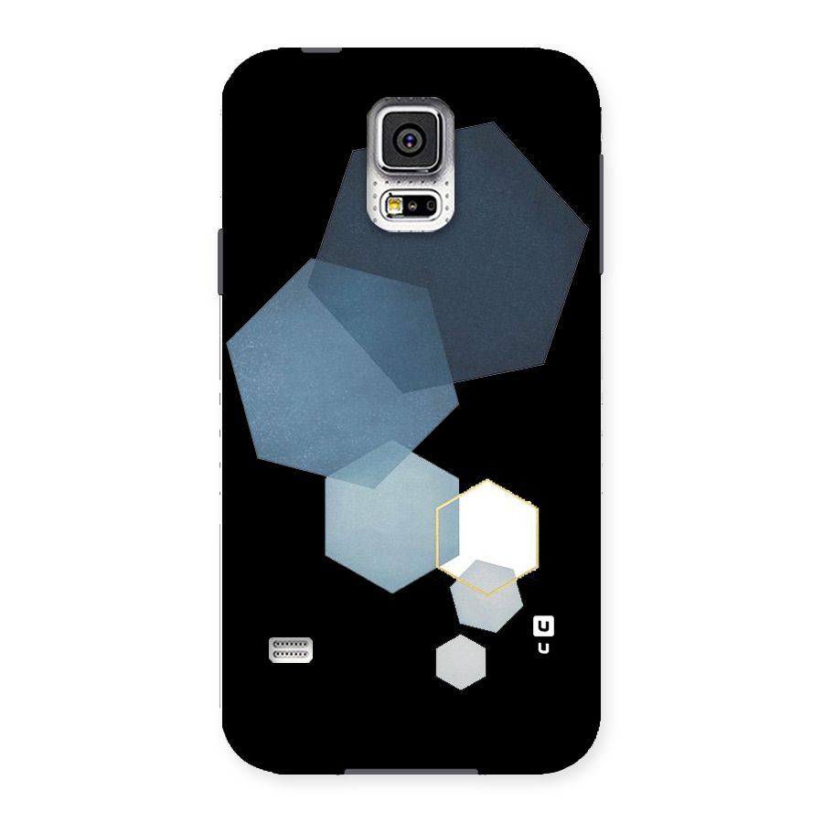 Shades Of Blue Shapes Back Case for Samsung Galaxy S5