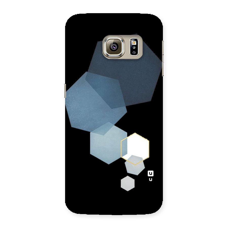 Shades Of Blue Shapes Back Case for Samsung Galaxy S6 Edge