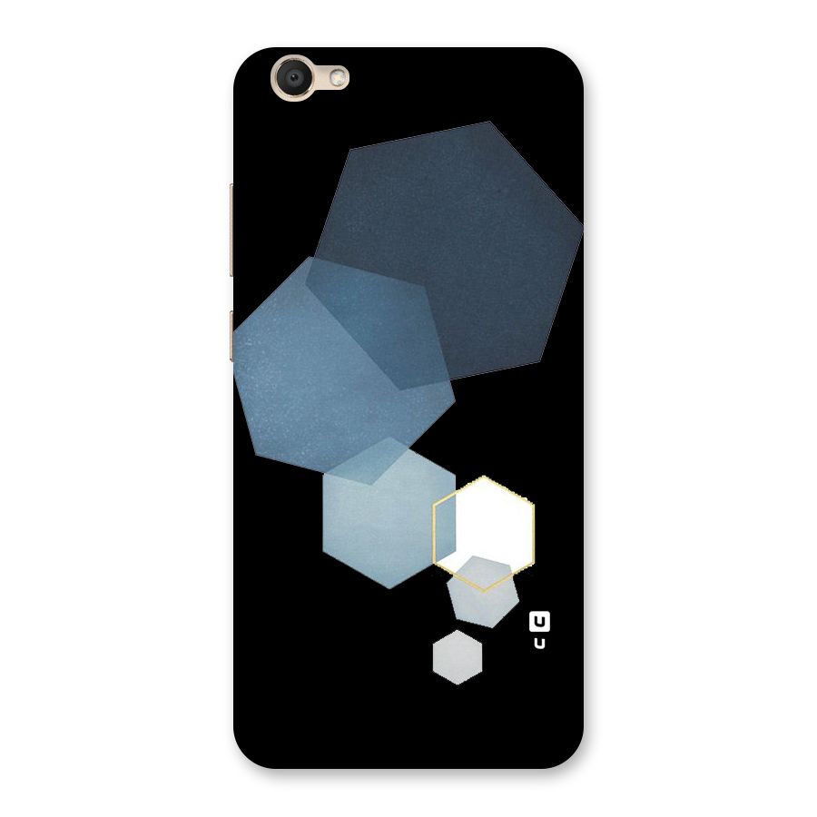 Shades Of Blue Shapes Back Case for Vivo V5
