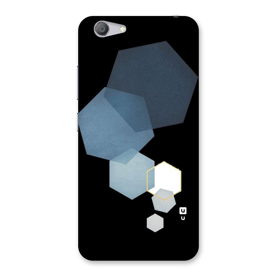 Shades Of Blue Shapes Back Case for Vivo Y53
