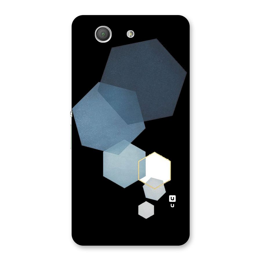 Shades Of Blue Shapes Back Case for Xperia Z3 Compact