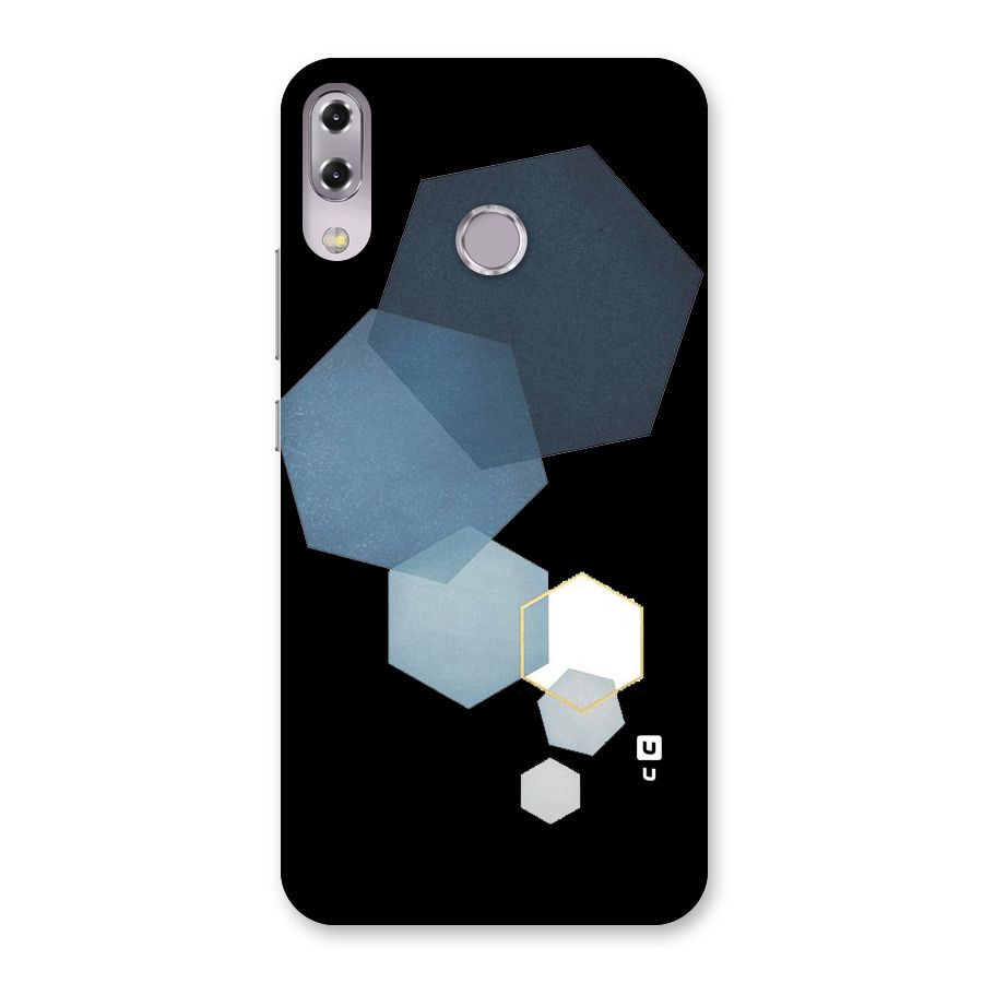 Shades Of Blue Shapes Back Case for Zenfone 5Z