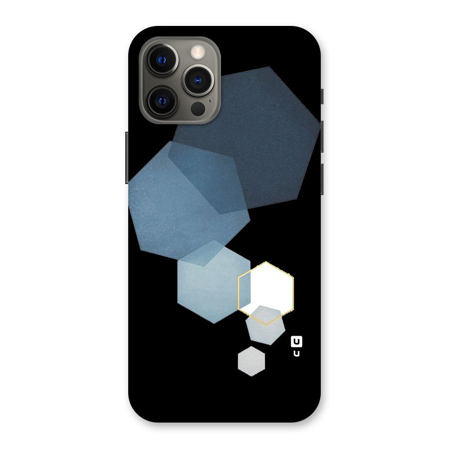 Shades Of Blue Shapes Back Case for iPhone 12 Pro Max
