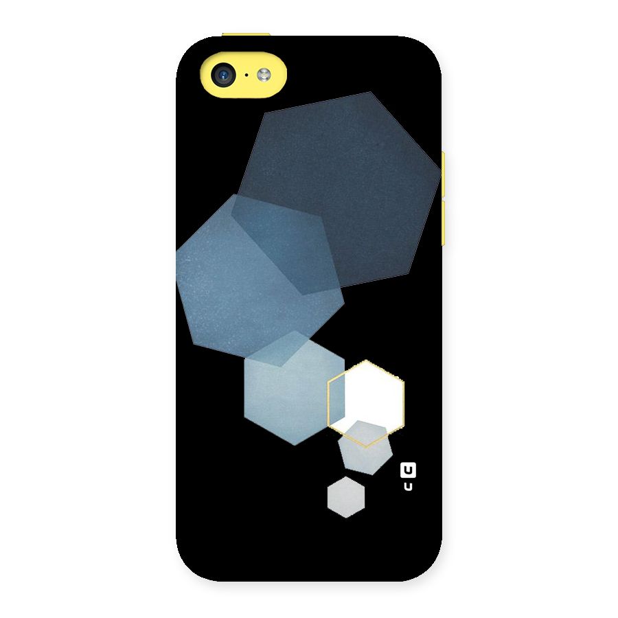 Shades Of Blue Shapes Back Case for iPhone 5C