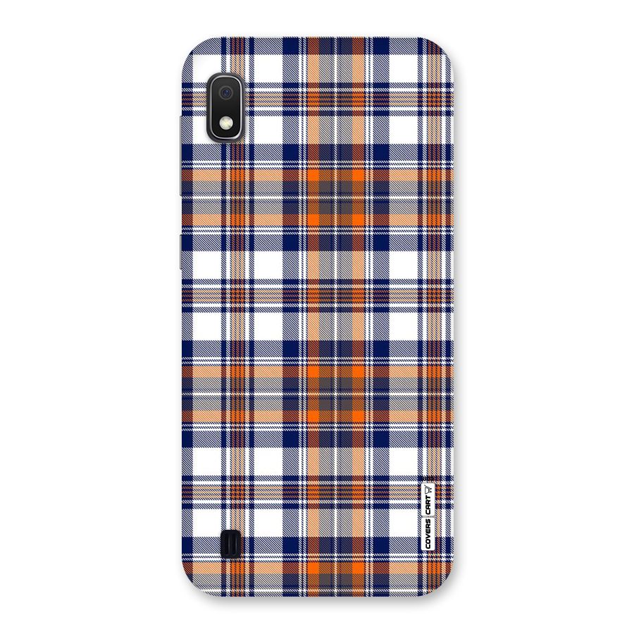 Shades Of Check Back Case for Galaxy A10