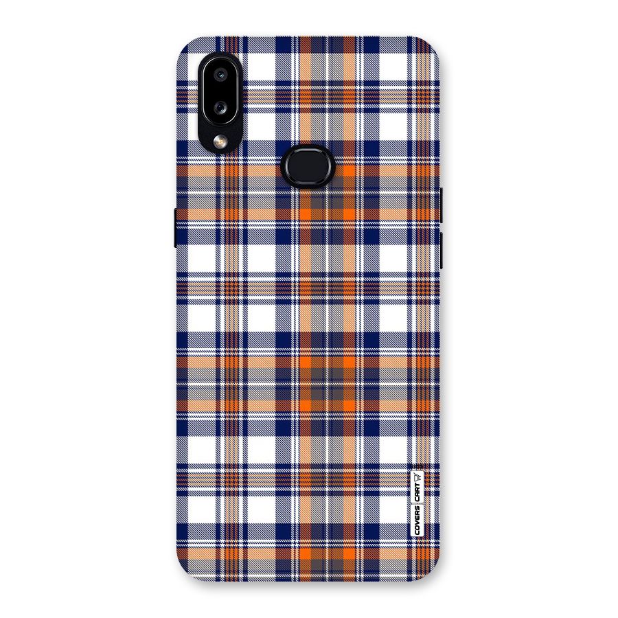 Shades Of Check Back Case for Galaxy A10s