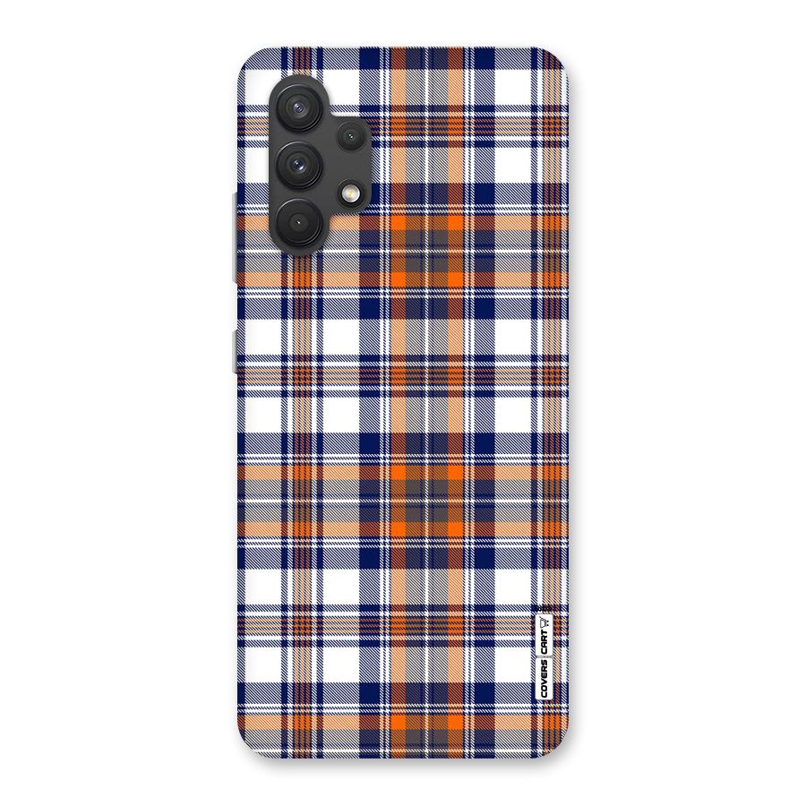 Shades Of Check Back Case for Galaxy A32