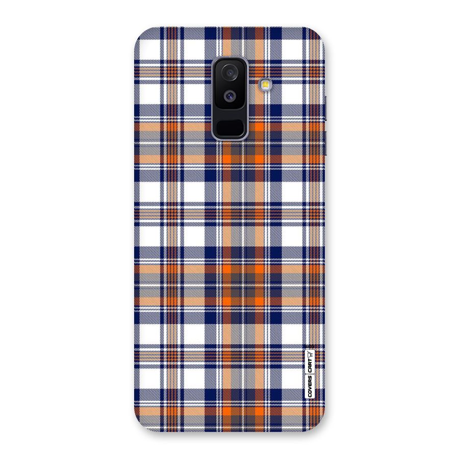Shades Of Check Back Case for Galaxy A6 Plus