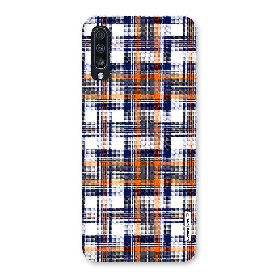 Shades Of Check Back Case for Galaxy A70s