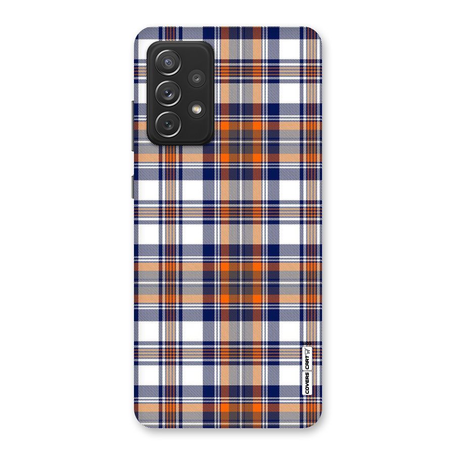 Shades Of Check Back Case for Galaxy A72