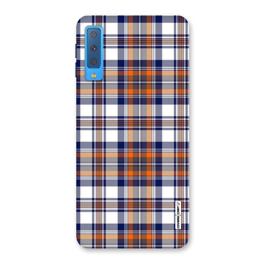 Shades Of Check Back Case for Galaxy A7 (2018)