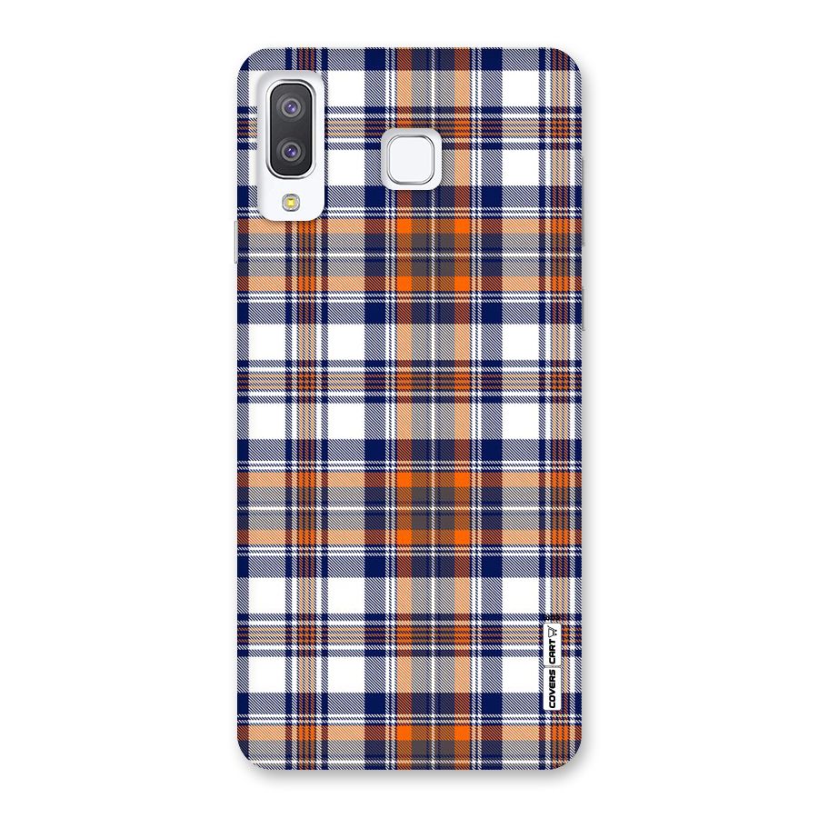 Shades Of Check Back Case for Galaxy A8 Star
