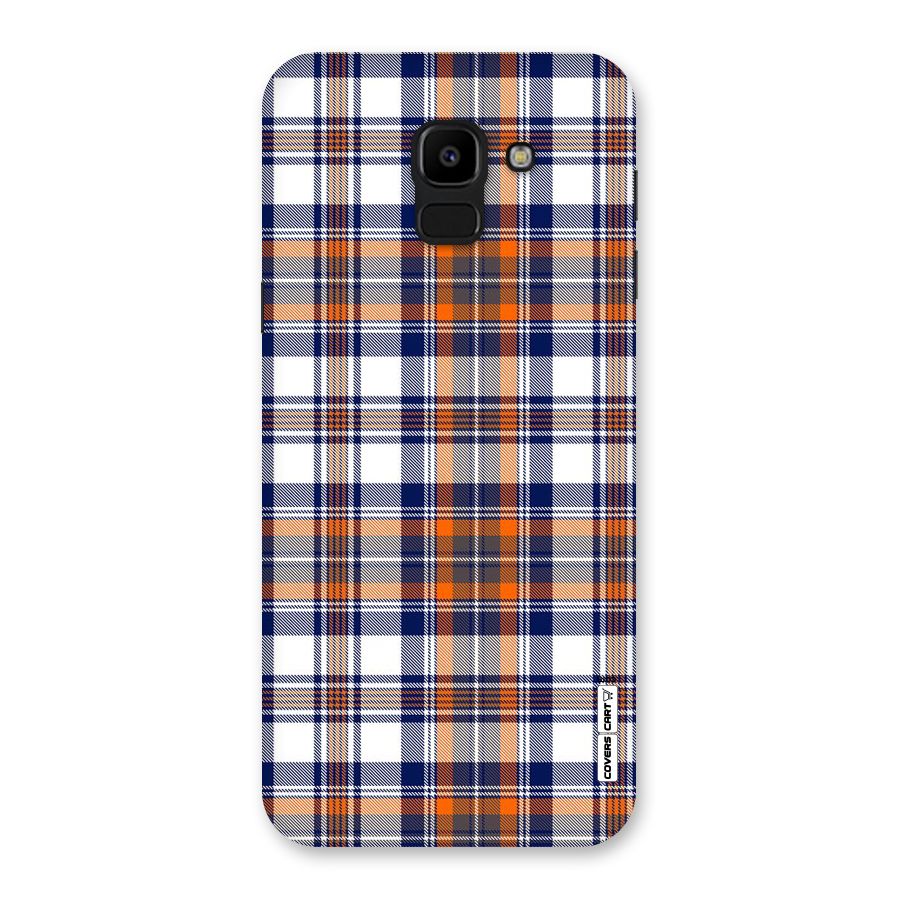 Shades Of Check Back Case for Galaxy J6