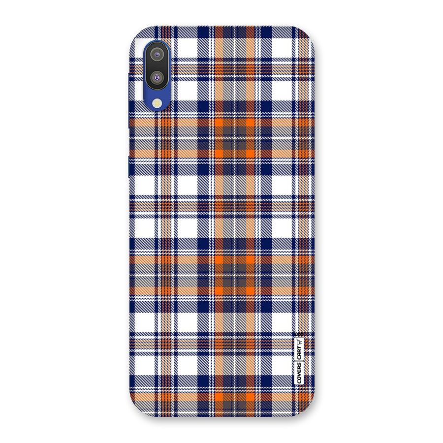 Shades Of Check Back Case for Galaxy M10