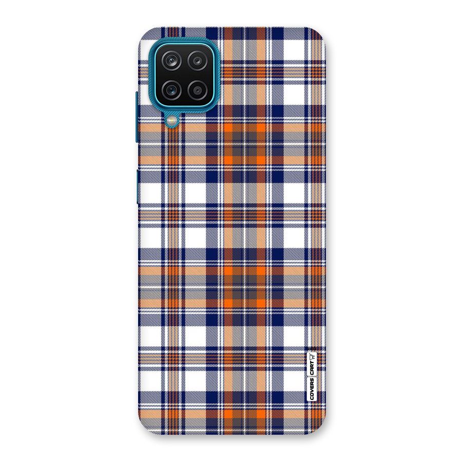 Shades Of Check Back Case for Galaxy M12