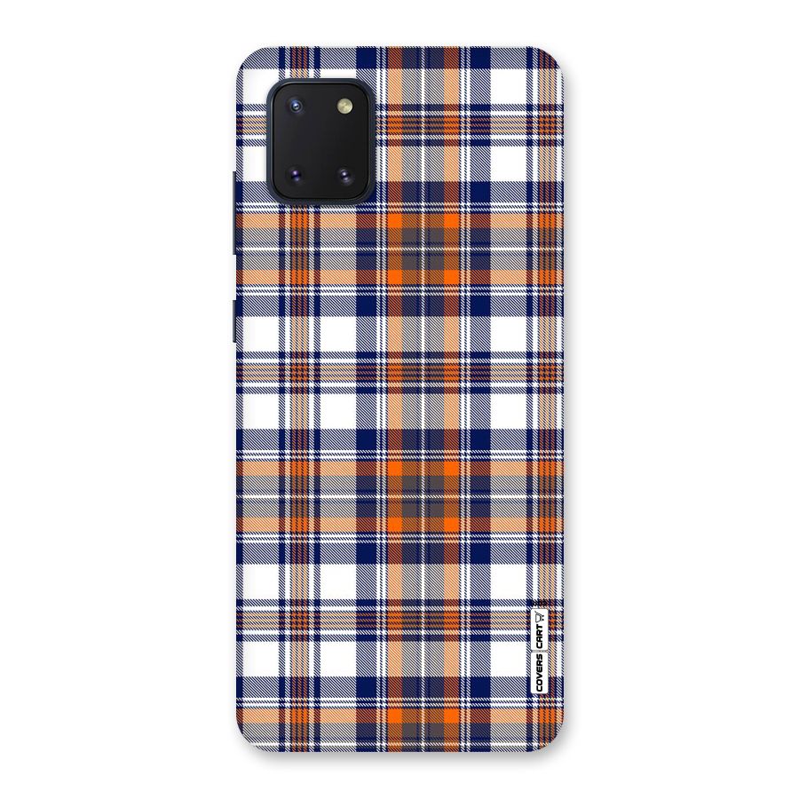 Shades Of Check Back Case for Galaxy Note 10 Lite