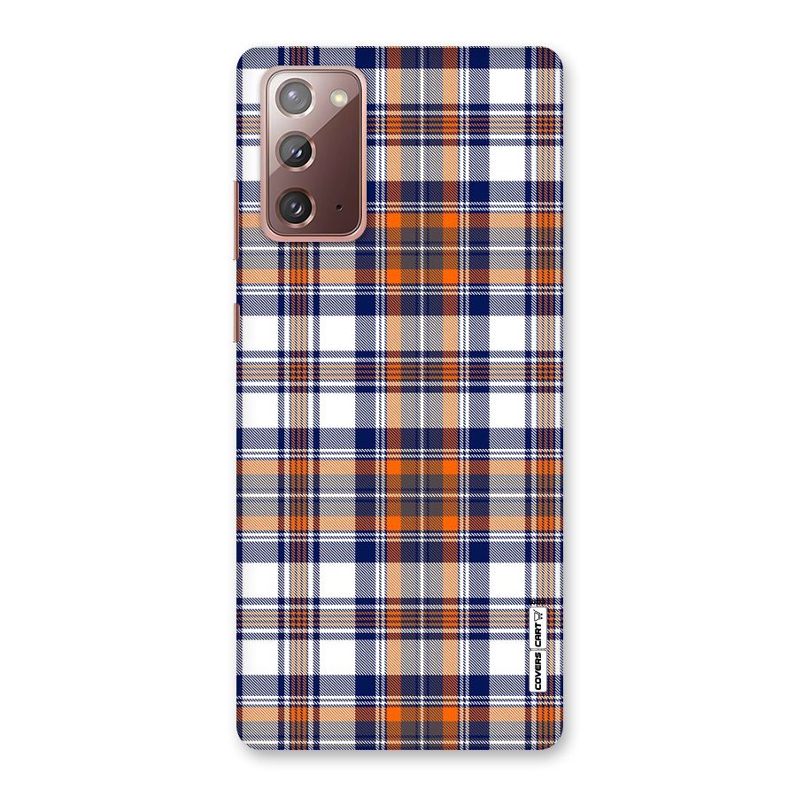 Shades Of Check Back Case for Galaxy Note 20