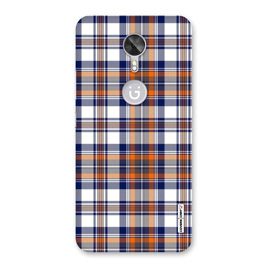 Shades Of Check Back Case for Gionee A1