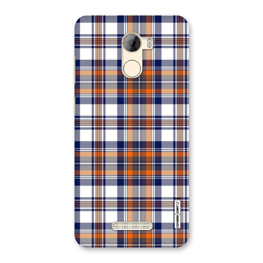 Shades Of Check Back Case for Gionee A1 LIte