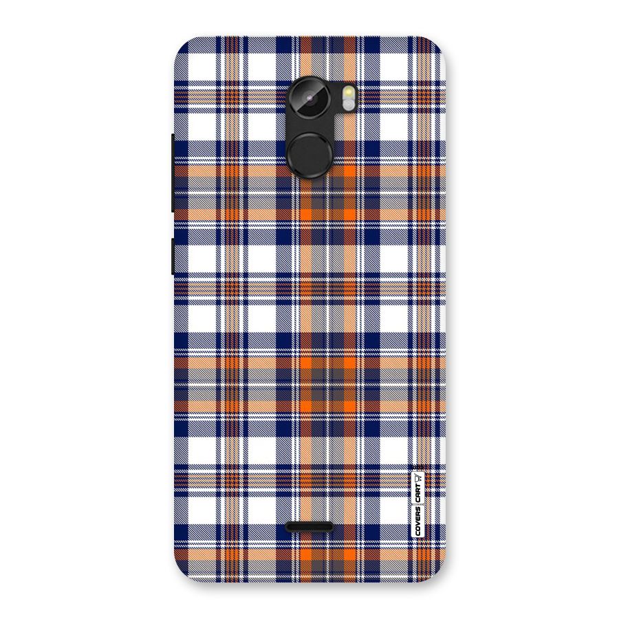 Shades Of Check Back Case for Gionee X1