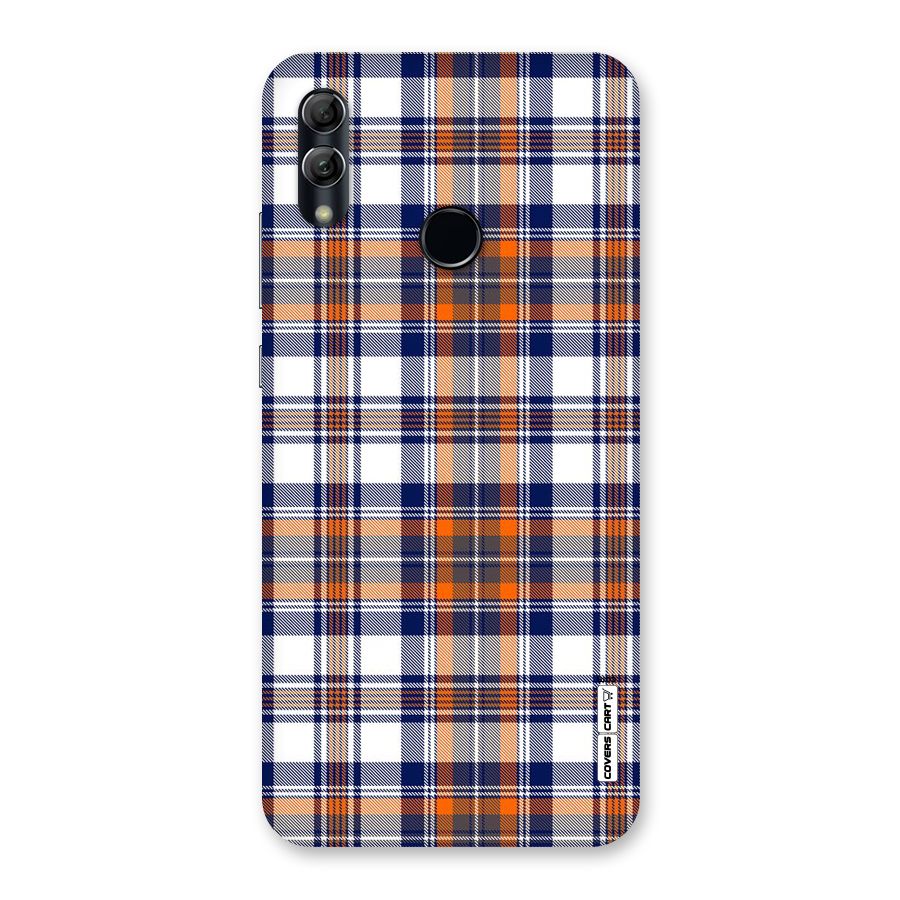 Shades Of Check Back Case for Honor 10 Lite