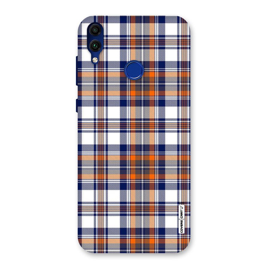 Shades Of Check Back Case for Honor 8C