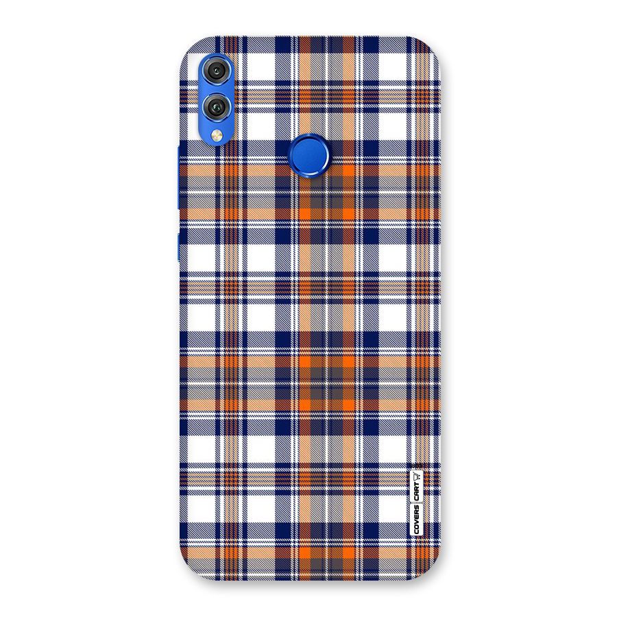 Shades Of Check Back Case for Honor 8X