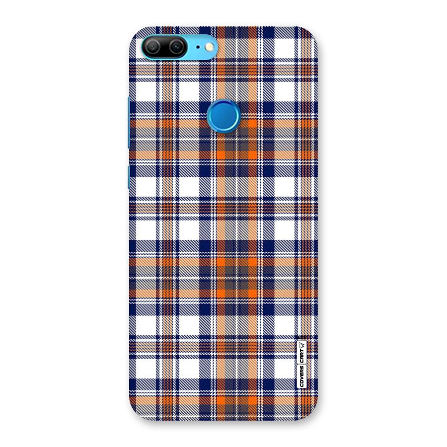 Shades Of Check Back Case for Honor 9 Lite