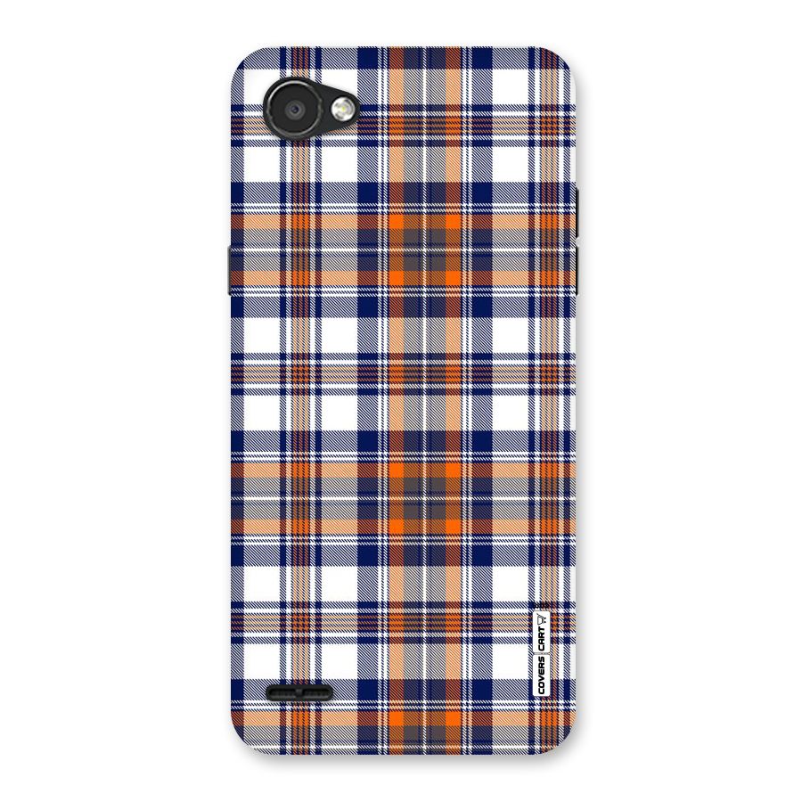Shades Of Check Back Case for LG Q6