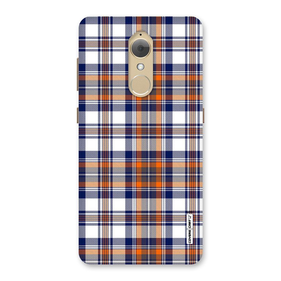 Shades Of Check Back Case for Lenovo K8