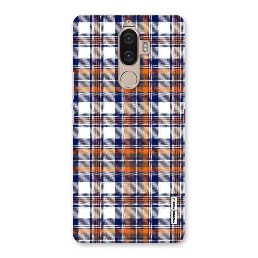 Shades Of Check Back Case for Lenovo K8 Note