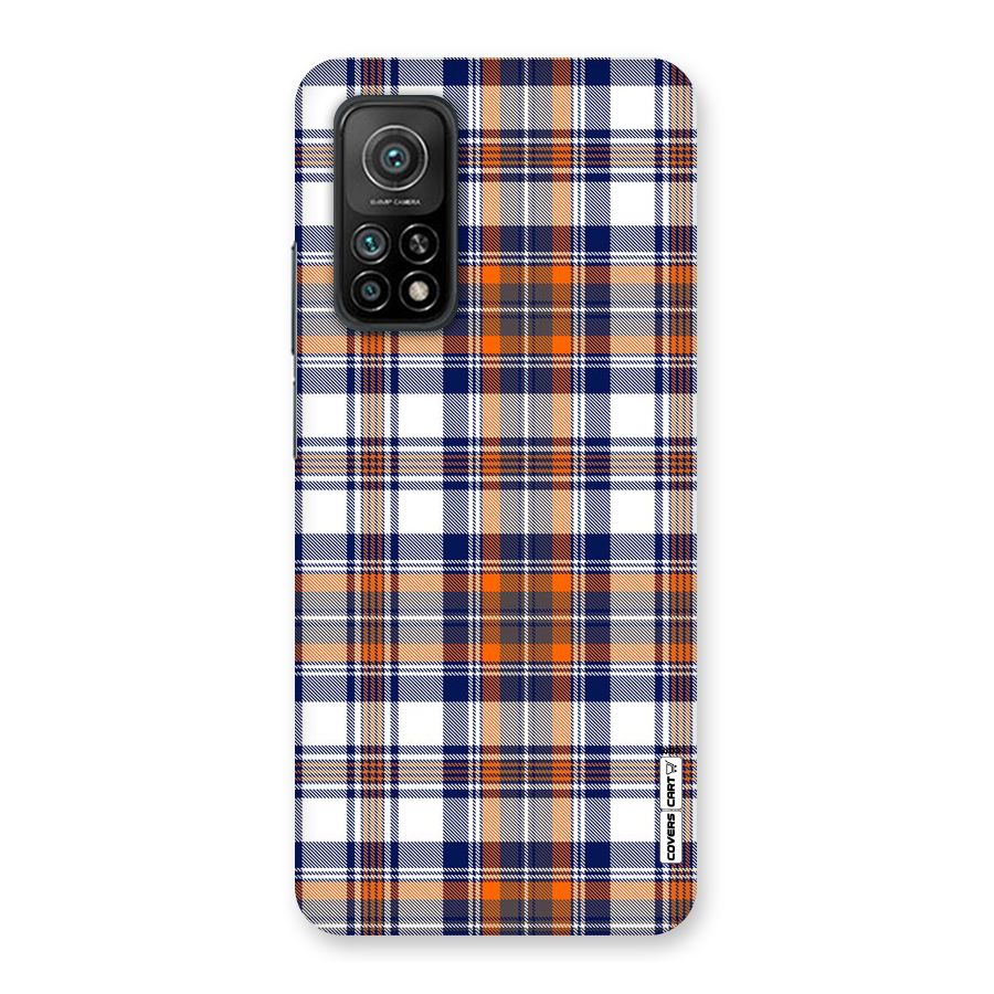 Shades Of Check Back Case for Mi 10T 5G