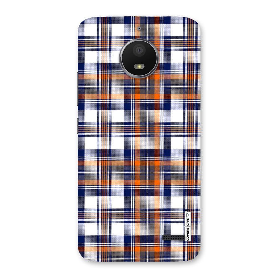 Shades Of Check Back Case for Moto E4