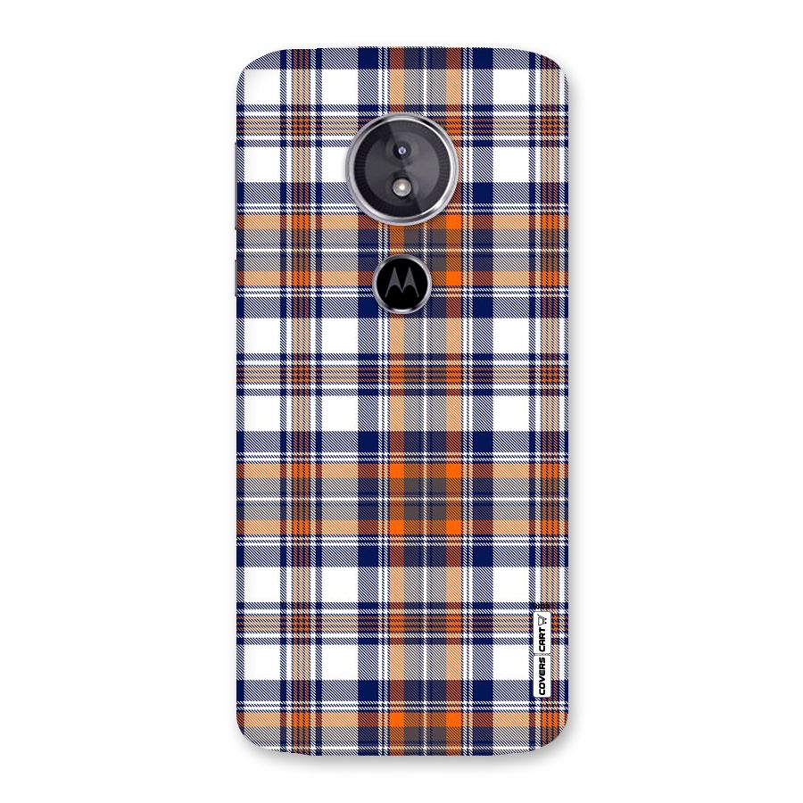Shades Of Check Back Case for Moto E5