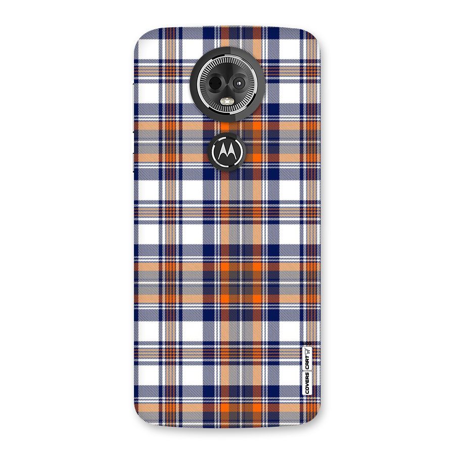 Shades Of Check Back Case for Moto E5 Plus