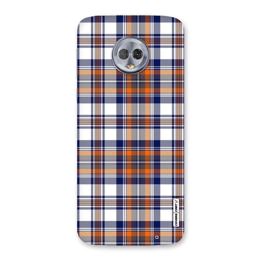Shades Of Check Back Case for Moto G6 Plus
