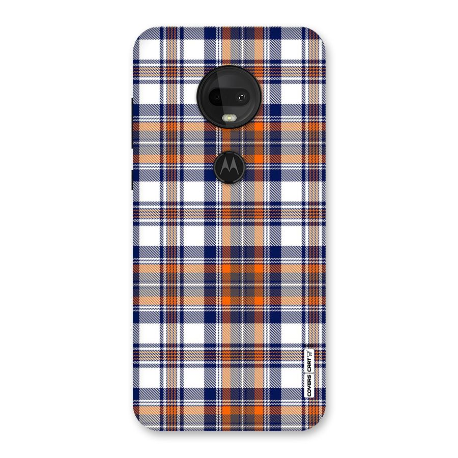 Shades Of Check Back Case for Moto G7