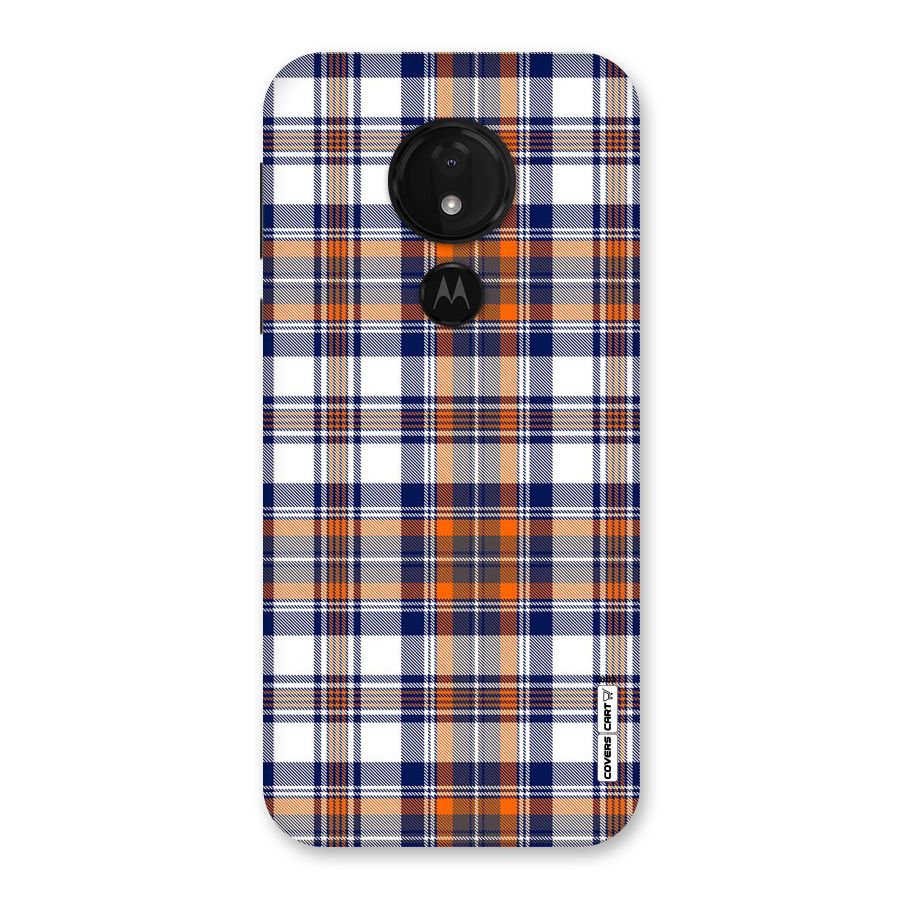Shades Of Check Back Case for Moto G7 Power