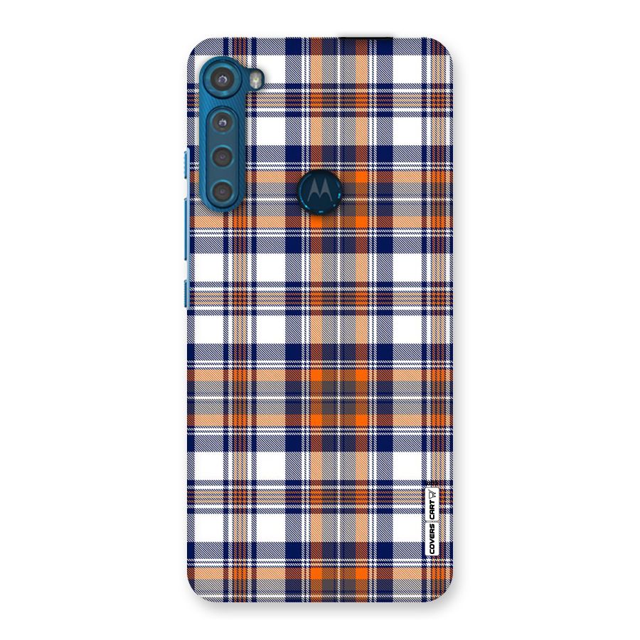 Shades Of Check Back Case for Motorola One Fusion Plus
