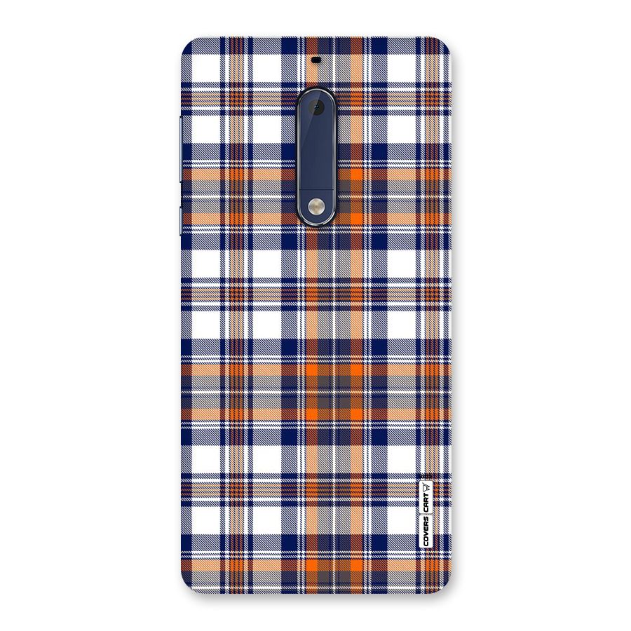 Shades Of Check Back Case for Nokia 5