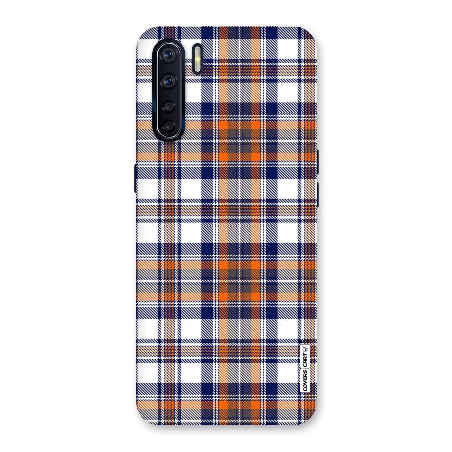 Shades Of Check Back Case for Oppo F15