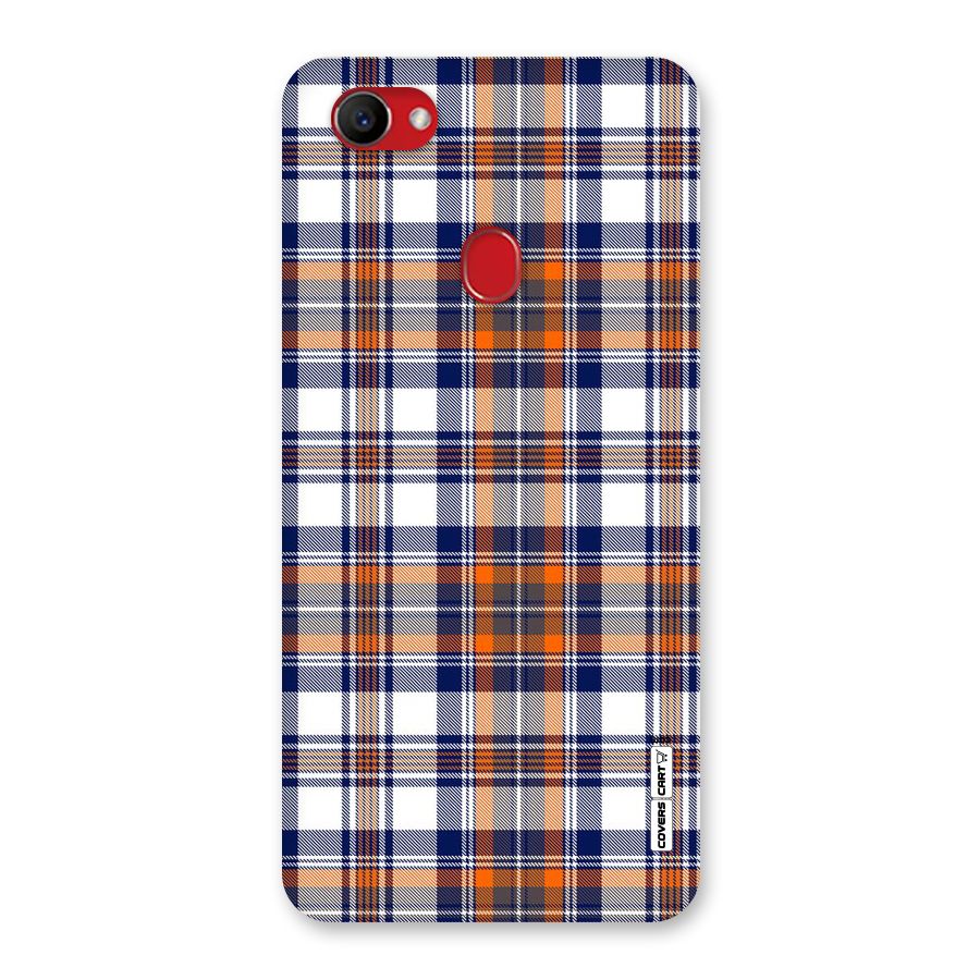 Shades Of Check Back Case for Oppo F7