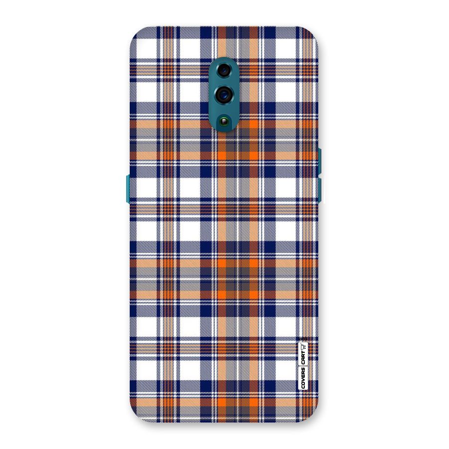 Shades Of Check Back Case for Oppo Reno