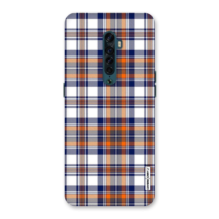Shades Of Check Back Case for Oppo Reno2