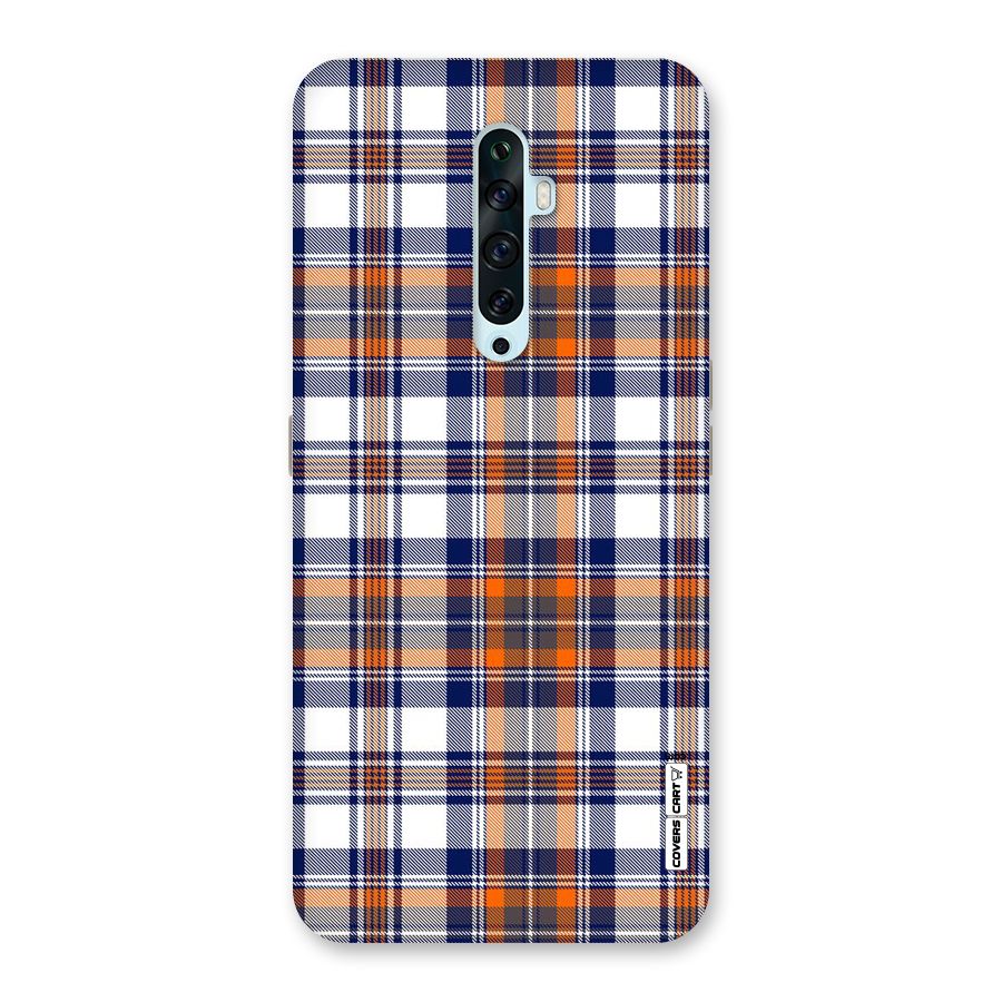 Shades Of Check Back Case for Oppo Reno2 Z